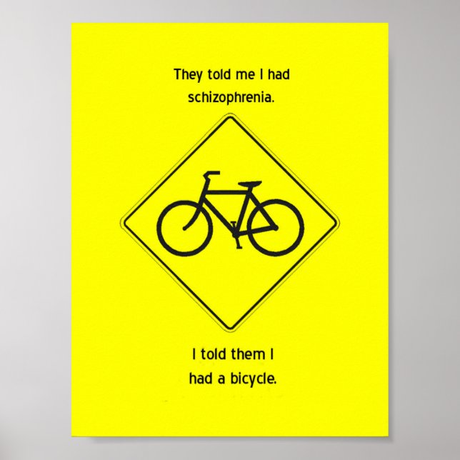 "Sie sagten mir, ich habe Schizophrenie" Poster (Vorne)
