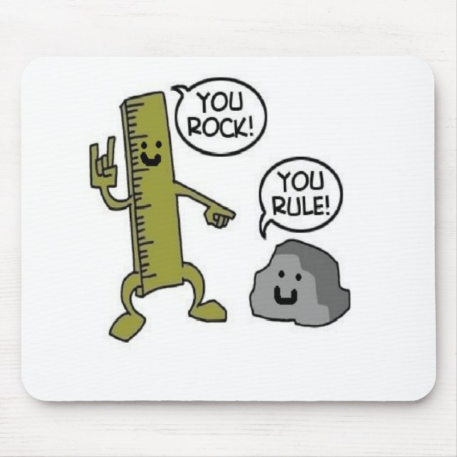 Sie schaukeln Sie Regel Mousepad (Vorne)