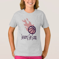 Sie schießt, sie Scores Hanes TAGLESS® T - Shirt