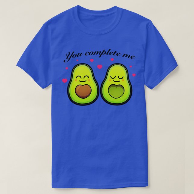 Sie schließen mich Avocado-Liebe T-Shirt (Design vorne)