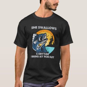 Sie schwänzt jedes Mal, wenn ich meine Runde aus d T-Shirt