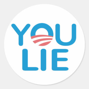 Sie sehen Anti-Obama-Sticker Runder Aufkleber