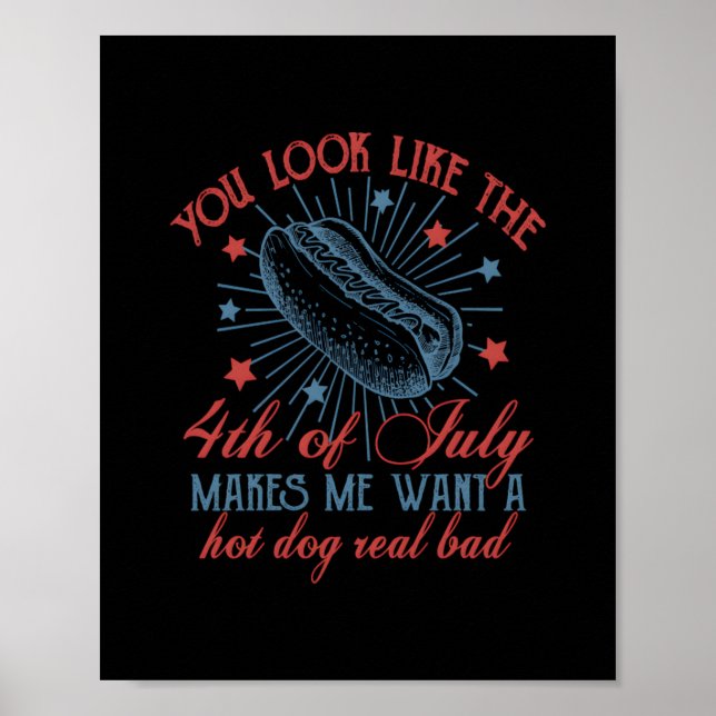 Sie sehen aus wie der 4. Juli, Retro 4. Poster (Vorne)