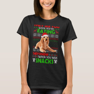 Sie sehen dich, wenn du Cocker Spanisch Ugl isst T-Shirt