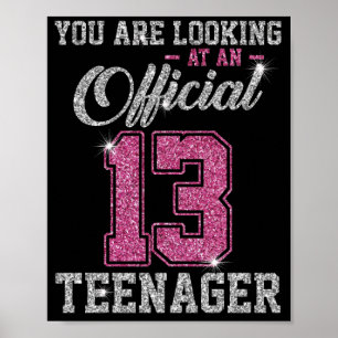 Sie sehen einen Offiziellen 13 Teenager Poster