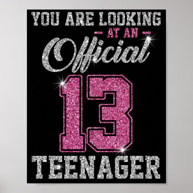 Sie sehen einen Offiziellen 13 Teenager Poster (Vorne)