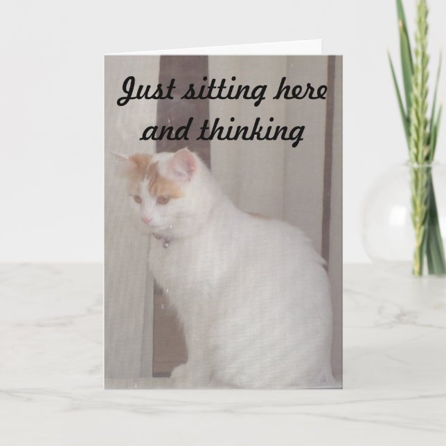 SIE SEHEN GROSS AUF "40". KARTE (Vorderseite)