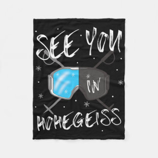 Sie sehen in Hohegeiß Deutschland Urlaub Skibrille Fleecedecke