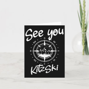 Sie sehen in Kitzski Tirol Berg Skiurlaub Österrei Karte
