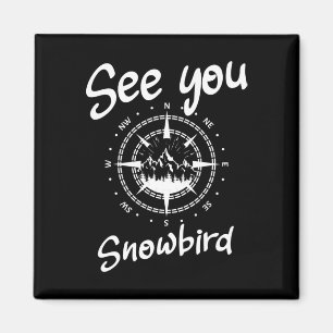 Sie sehen in Snowbird Usa Vacation Ski Comp Magnet