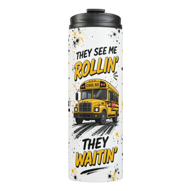 Sie sehen mich lustvoll rollenden Busfahrer Becher (Vorderseite)