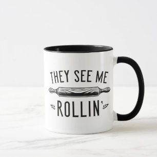 Sie sehen mich rollen tasse