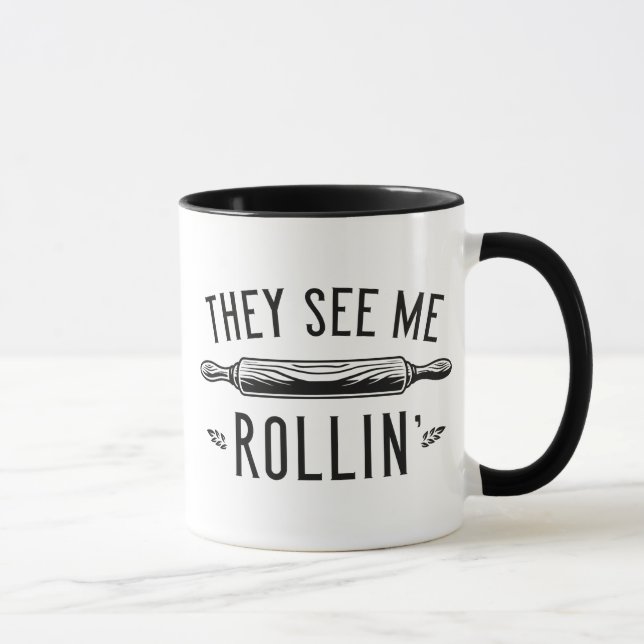 Sie sehen mich rollen tasse (Rechts)