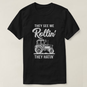 Sie sehen mich, Rollin, dass sie den Funny Traktor T-Shirt