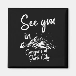 Sie sehen sich in Canyons im Park City Usa Vacatio Magnet