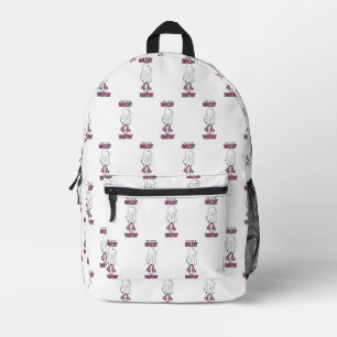 Sie sehen, wie ich den rosa Retroghost ausschalte Bedruckter Rucksack