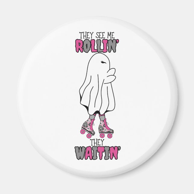 Sie sehen, wie ich den rosa Retroghost ausschalte Magnet (Vorne)