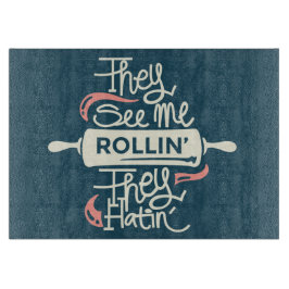 Sie sehen, wie ich mich einreibe schneidebrett