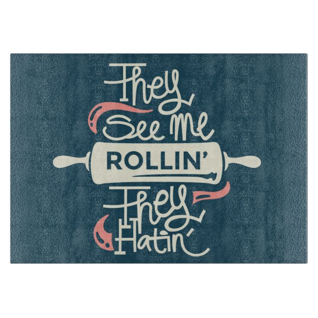 Sie sehen, wie ich mich einreibe schneidebrett (Vorderseite)