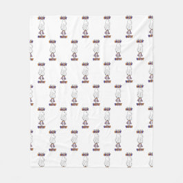 Sie sehen, wie ich mich einreibe' sie warten auf R Fleecedecke