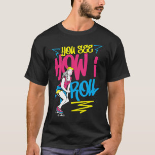 Sie sehen, wie ich Skater Vibes Skateboard Retro 9 T-Shirt