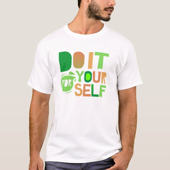 "" Sie selbst"" Motivation Zitat T - Shirt (Vorderseite)