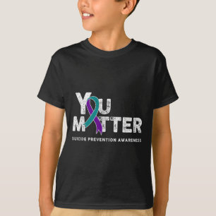 Sie Selbstmordpräventionsmonat Geschenk Türkis Lil T-Shirt