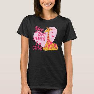 Sie setzen Giraffe, ich bin Niedlich Baby T-Shirt