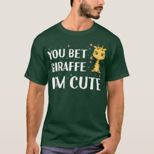 Sie setzen Giraffe ich bin Niedlich - Giraffe Zoo  T-Shirt
