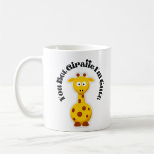 Sie setzen Giraffe, ich bin Niedlich Kaffeetasse
