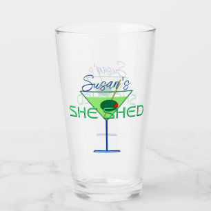 Sie Shed Frau's Männerhöhle Bar Biergläser Glas