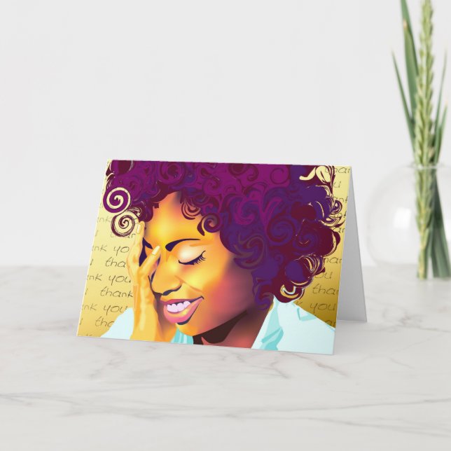 Sie Shouln't haben (danke) Dankeskarte (Vorderseite)