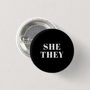 Sie, sie bevorzugten Pronouns Lgbtq Lgbt Pride Button