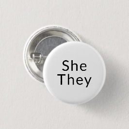 Sie, sie bevorzugten Pronouns Lgbtq Lgbt Pride Button