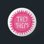 Sie/sie Pronomen Pink Sun Pride handschrift Button<br><div class="desc">Dekorieren Sie Ihr Outfit mit diesem coolen Kunstknopf. Macht ein großartiges Geschenk! Sie können ihn anpassen und auch Text hinzufügen. Karo in meinem Shop für viel mehr Farben und Muster! Lass mir Bescheid,  wenn du auch etwas Gewohntes willst.</div>