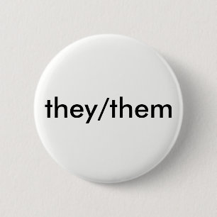 sie/sie Pronomenknopf Button