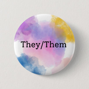 Sie/sie Pronoun Button/Button Button