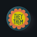 SIE / SIE Pronouns Blume Pride Handschrift Button<br><div class="desc">Dekorieren Sie Ihr Outfit mit diesem coolen Kunstknopf. Macht ein großartiges Geschenk! Sie können ihn anpassen und auch Text hinzufügen. Karo in meinem Shop für viel mehr Farben und Muster! Lass mir Bescheid,  wenn du auch etwas Gewohntes willst.</div>