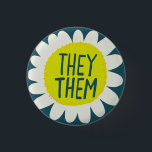 SIE / SIE Pronouns Blume Pride Handschrift Button<br><div class="desc">Dekorieren Sie Ihr Outfit mit diesem coolen Kunstknopf. Macht ein großartiges Geschenk! Sie können ihn anpassen und auch Text hinzufügen. Karo in meinem Shop für viel mehr Farben und Muster! Lass mir Bescheid,  wenn du auch etwas Gewohntes willst.</div>