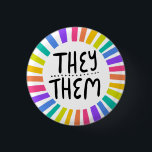 Sie / sie Pronouns Rainbow Handschrift Stolz Button<br><div class="desc">Dekorieren Sie Ihr Outfit mit diesem coolen Kunstknopf. Macht ein großartiges Geschenk! Sie können ihn anpassen,  die Hintergrundfarben ändern und auch Text hinzufügen. Karo in meinem Shop für viel mehr Farben und Muster! Lass mir Bescheid,  wenn du auch etwas Gewohntes willst.</div>
