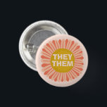 SIE / SIE Pronouns Sonnenblume Daisy Pride Button<br><div class="desc">Dekorieren Sie Ihr Outfit mit diesem coolen Kunstknopf. Macht ein großartiges Geschenk! Sie können ihn anpassen und auch Text hinzufügen. Karo in meinem Shop für viel mehr Farben und Muster! Lass mir Bescheid,  wenn du auch etwas Gewohntes willst.</div>