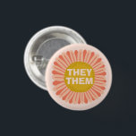 SIE / SIE Pronouns Sonnenblume Daisy Pride Button<br><div class="desc">Dekorieren Sie Ihr Outfit mit diesem coolen Kunstknopf. Macht ein großartiges Geschenk! Sie können ihn anpassen und auch Text hinzufügen. Karo in meinem Shop für viel mehr Farben und Muster! Lass mir Bescheid,  wenn du auch etwas Gewohntes willst.</div>