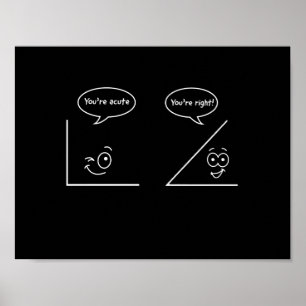 Sie sind akut poster