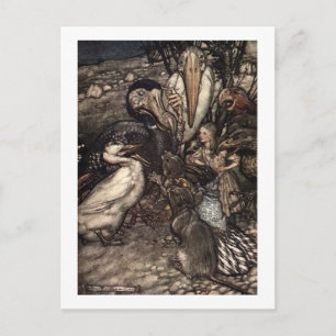 Sie sind alle überlaufen postkarte