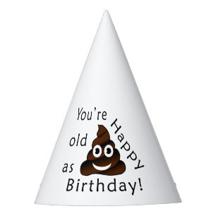 Sie sind alt, wie… alles Gute zum Geburtstag Partyhütchen