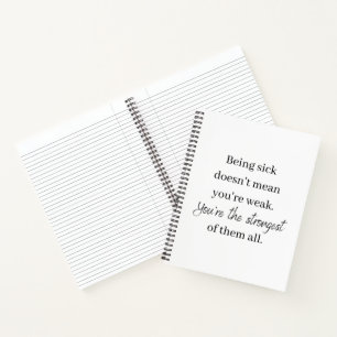 Sie sind am stärksten von ihnen alle Notebook Notizbuch