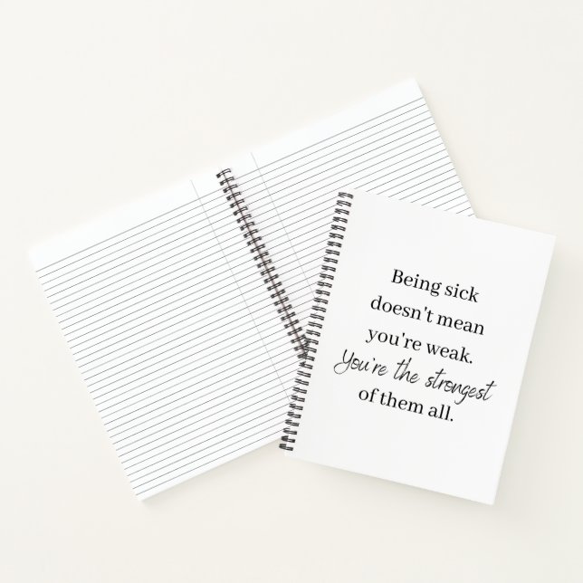 Sie sind am stärksten von ihnen alle Notebook Notizbuch (Innenseite)