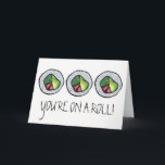 Sie sind auf einem Roll Glückwunschs Sushi Califor Karte<br><div class="desc">Die Grußkarte zeigt eine originelle Marker-Abbildung einer Sushi California Rolle,  mit YOU'RE ON A ROLL und GLÜCKWÜNSCHEN in einem lustigen Schriftart. Sehen Sie nicht,  wonach Sie suchen? Brauchen Sie Hilfe bei der Anpassung? Klicken Sie auf "Kontakt mit diesem Designer",  um etwas für Sie erstellt zu haben!</div>