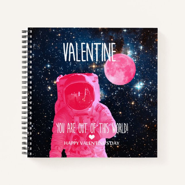 Sie sind aus dieser Welt Valentine Notizbuch (Vorderseite)