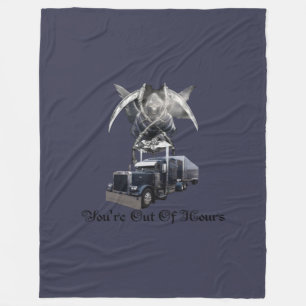 Sie sind außer Stunden LKW's Fleece Blanket